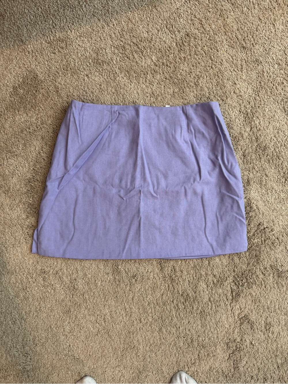 Lavender mini skirt